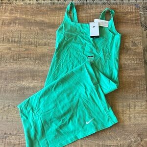 GREEN Nike Women's Jersey SLIP Cami Midi Dress NWT SIZE S